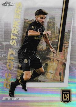 2021 Topps Chrome MLS - Big City Strikers #BCS-6 Diego Rossi Front