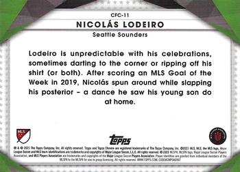 2021 Topps Chrome MLS - Celebration FC #CFC-11 Nicolás Lodeiro Back
