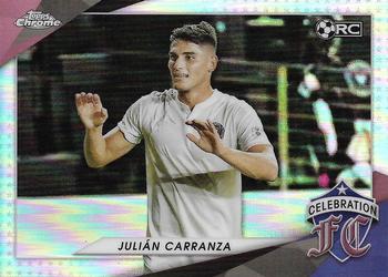 2021 Topps Chrome MLS - Celebration FC #CFC-16 Julian Carranza Front