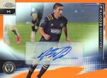 2021 Topps Chrome MLS - Autographs Orange Refractor #12 Alejandro Bedoya Front