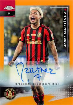2021 Topps Chrome MLS - Autographs Orange Refractor #20 Josef Martínez Front