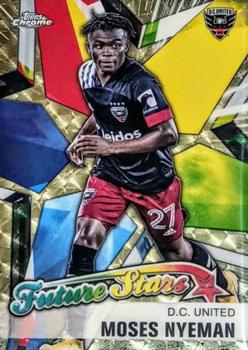 2021 Topps Chrome MLS - Future Stars SuperFractor #FS-17 Moses Nyeman Front