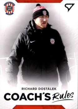 2020-21 SportZoo Fortuna:Liga 2. Serie - Coach's Rules #CR09 Richard Dostalek Front