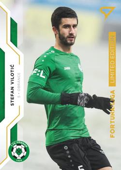 2020-21 SportZoo Fortuna:Liga 2. Serie - Limited Edition Gold #229 Stefan Vilotic Front