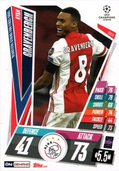 2020-21 Topps Match Attax UEFA Champions League On-Demand - Group Stage Heroes #OD010 Ryan Gravenberch Front