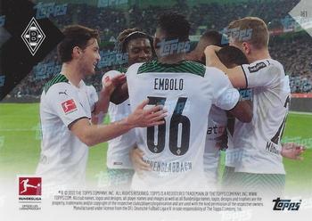 2021-22 Topps Now Bundesliga German #161 VfL Borussia Monchengladbach Back