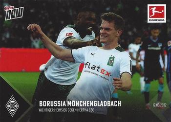 2021-22 Topps Now Bundesliga German #161 VfL Borussia Monchengladbach Front