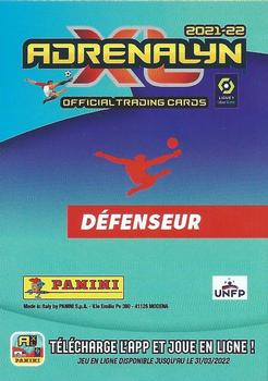 2021-22 Panini Adrenalyn XL Ligue 1 #59 Jean-Kévin Duverne Back