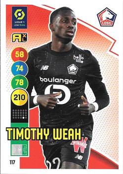 2021-22 Panini Adrenalyn XL Ligue 1 #117 Timothy Weah Front