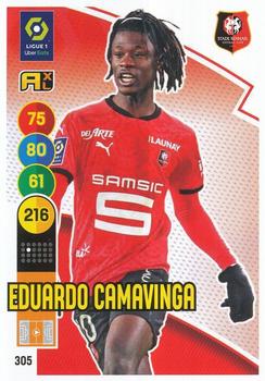 2021-22 Panini Adrenalyn XL Ligue 1 #305 Eduardo Camavinga Front