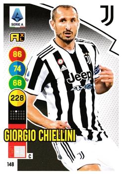 2021-22 Panini Adrenalyn XL Calciatori #148 Giorgio Chiellini Front