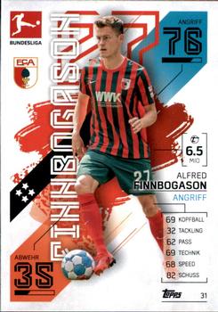 2021-22 Topps Match Attax Bundesliga #31 Alfred Finnbogason Front