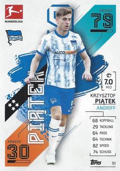 2021-22 Topps Match Attax Bundesliga #51 Krzysztof Piatek Front