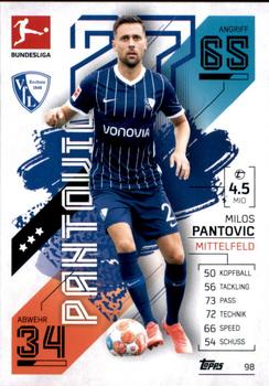 2021-22 Topps Match Attax Bundesliga #98 Miloš Pantović Front