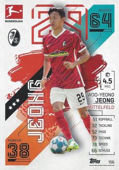 2021-22 Topps Match Attax Bundesliga #156 Jeong Woo-yeong Front
