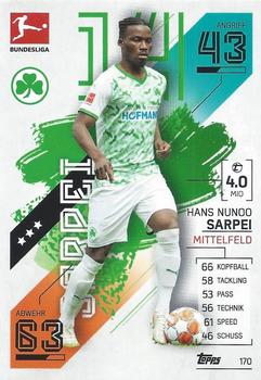 2021-22 Topps Match Attax Bundesliga #170 Hans Nunoo Sarpei Front