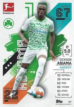 2021-22 Topps Match Attax Bundesliga #177 Dickson Abiama Front