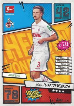 2021-22 Topps Match Attax Bundesliga #216 Noah Katterbach Front