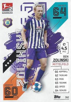 2021-22 Topps Match Attax Bundesliga #362 Ben Zolinski Front