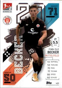 2021-22 Topps Match Attax Bundesliga #401 Finn Ole Becker Front