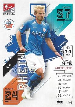 2021-22 Topps Match Attax Bundesliga #408 Simon Rhein Front