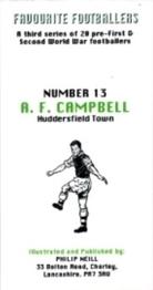 2009 Philip Neill Favourite Footballers Series 3 #13 Aussie Campbell Back