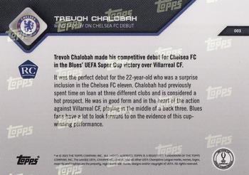 2021-22 Topps Now UEFA Champions League #003 Trevoh Chalobah Back