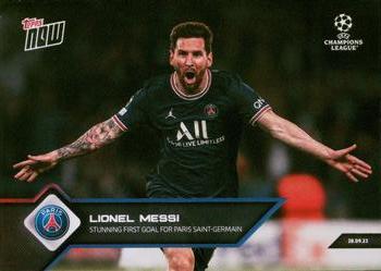 2021-22 Topps Now UEFA Champions League #028 Lionel Messi Front