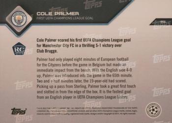2021-22 Topps Now UEFA Champions League #048 Cole Palmer Back
