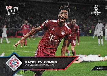 2021-22 Topps Now UEFA Champions League #111 Kingsley Coman Front
