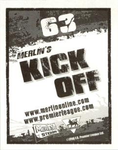2006-07 Merlin Premier League Kick Off #63 Joseph Yobo Back