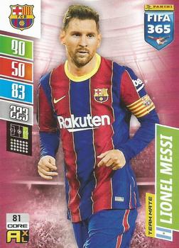 2022 Panini Adrenalyn XL FIFA 365 #81 Lionel Messi Front