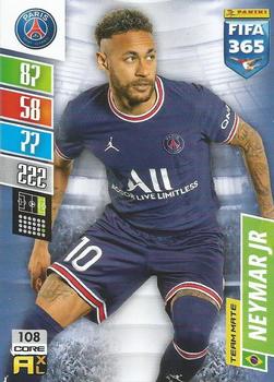 2022 Panini Adrenalyn XL FIFA 365 #108 Neymar Jr Front