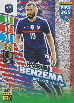 2022 Panini Adrenalyn XL FIFA 365 #367 Karim Benzema Front