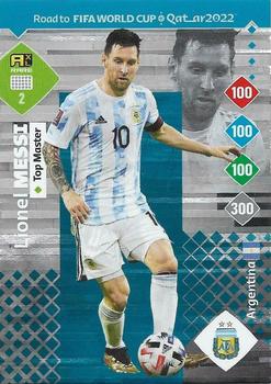 2021 Panini Adrenalyn XL Road to FIFA World Cup Qatar 2022 #2 Lionel Messi Front