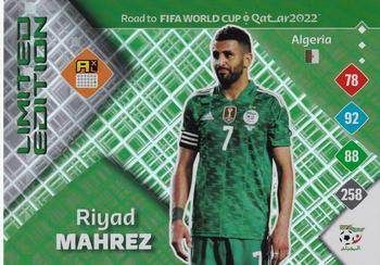 2021 Panini Adrenalyn XL Road to FIFA World Cup Qatar 2022 - Limited Edition #NNO Riyad Mahrez Front