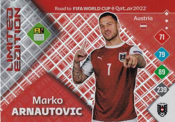 2021 Panini Adrenalyn XL Road to FIFA World Cup Qatar 2022 - Limited Edition #NNO Marko Arnautovic Front