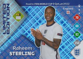2021 Panini Adrenalyn XL Road to FIFA World Cup Qatar 2022 - Limited Edition #NNO Raheem Sterling Front