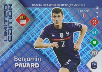 2021 Panini Adrenalyn XL Road to FIFA World Cup Qatar 2022 - Limited Edition #NNO Benjamin Pavard Front