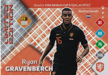 2021 Panini Adrenalyn XL Road to FIFA World Cup Qatar 2022 - Limited Edition #NNO Ryan Gravenberch Front