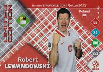 2021 Panini Adrenalyn XL Road to FIFA World Cup Qatar 2022 - Limited Edition #NNO Robert Lewandowski Front
