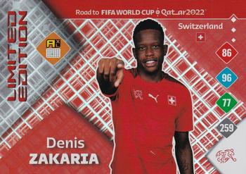 2021 Panini Adrenalyn XL Road to FIFA World Cup Qatar 2022 - Limited Edition #NNO Denis Zakaria Front