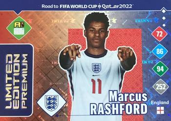 2021 Panini Adrenalyn XL Road to FIFA World Cup Qatar 2022 - Premium Limited Edition #LE-MR Marcus Rashford Front