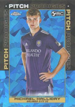 2021 Topps Chrome Sapphire Edition MLS #190 Michael Halliday Front
