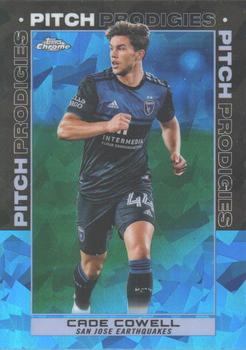2021 Topps Chrome Sapphire Edition MLS #194 Cade Cowell Front