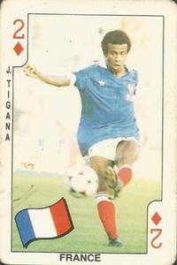 1986 Dandy Gum World Cup Mexico 86 #2♦ Jean Tigana Front