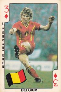 1986 Dandy Gum World Cup Mexico 86 #3♦ Frank Vercauteren Front