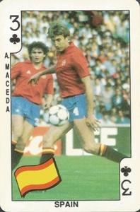 1986 Dandy Gum World Cup Mexico 86 #3♣ Antonio Maceda Front