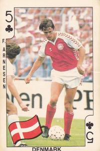 1986 Dandy Gum World Cup Mexico 86 #5♣ Frank Arnesen Front