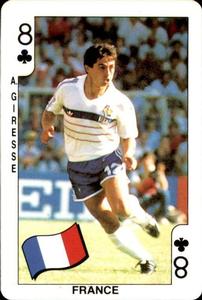1986 Dandy Gum World Cup Mexico 86 #8♣ Alain Giresse Front